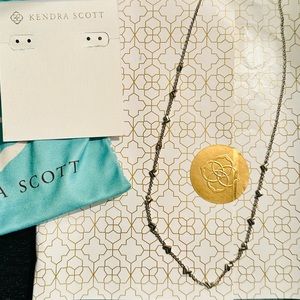 Kendra Scott Haven Gold Heart Strand Necklace